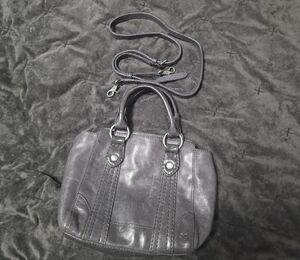 Frye Gray Leather Women's Purse